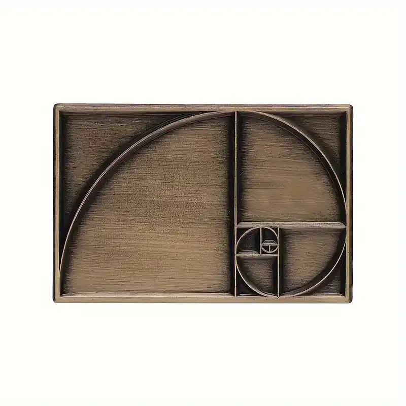 Enamel Pin – Golden Ratio Fibonacci