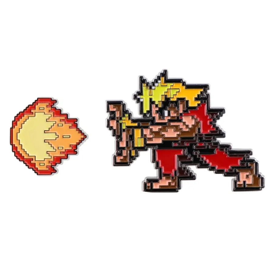 Enamel Pin – Ken Street Fighter (2pcs)