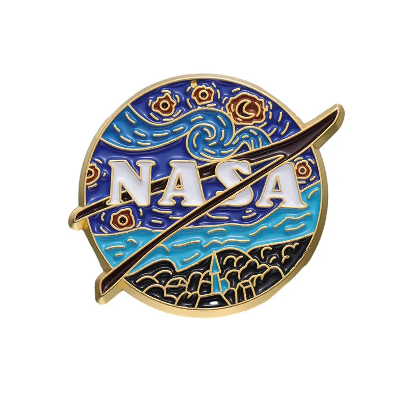 Enamel Pin – Starry Night Nasa