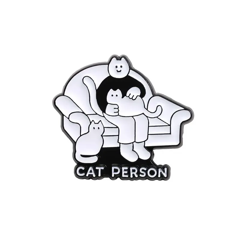 Enamel Pin – Cat Person