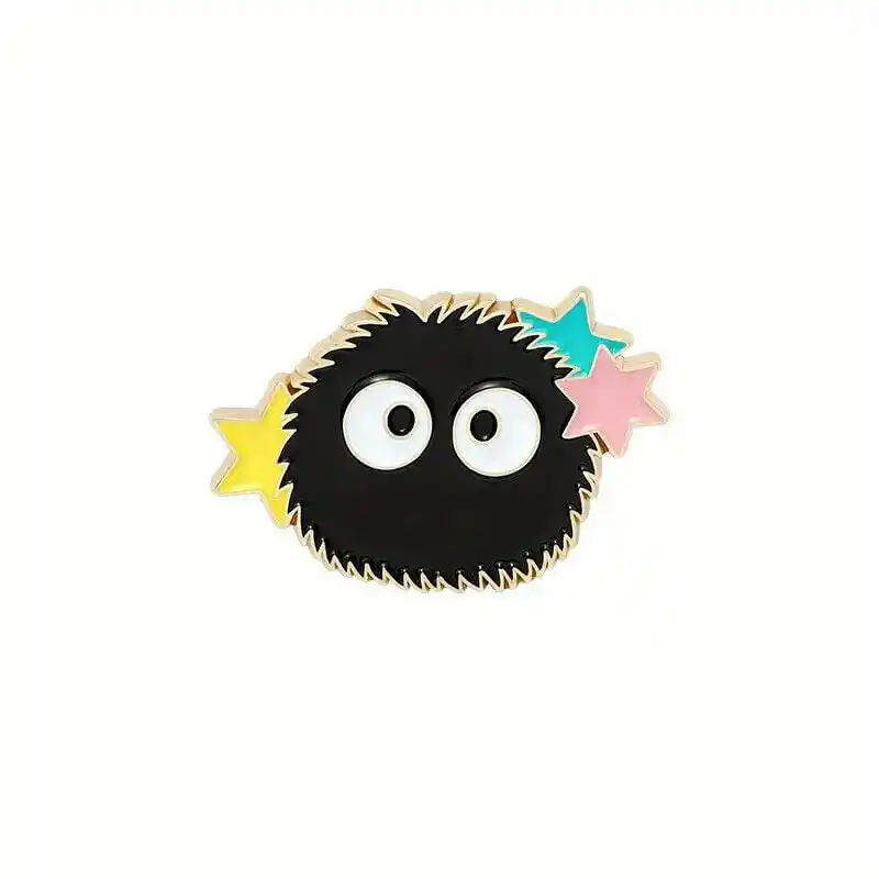 Enamel Pin – Soot Sprites Susuwatari Totoro