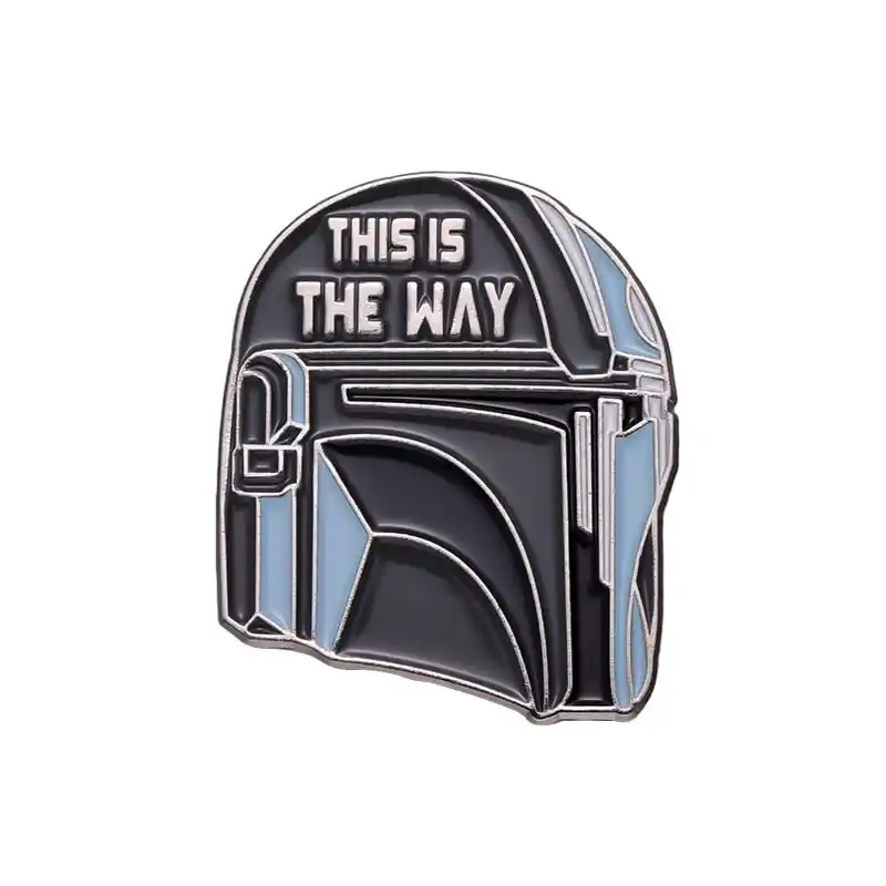 Enamel Pin – Star Wars Mandalorian Helmet