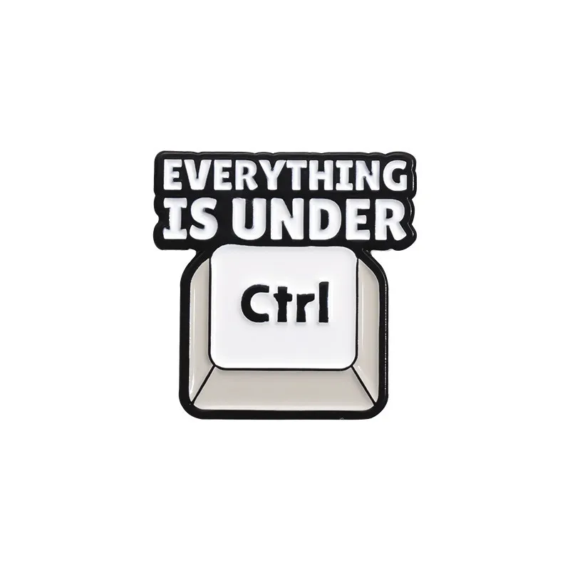 Enamel Pin – Everything is Under Ctrl