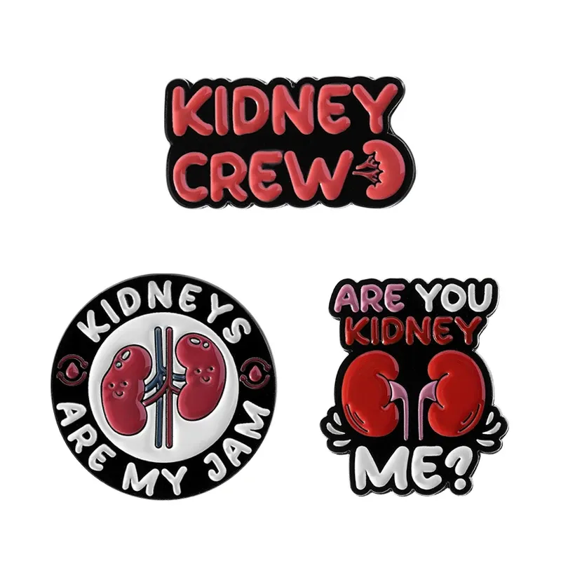 Set Enamel Pin – Nephrology Kidney (3pcs)
