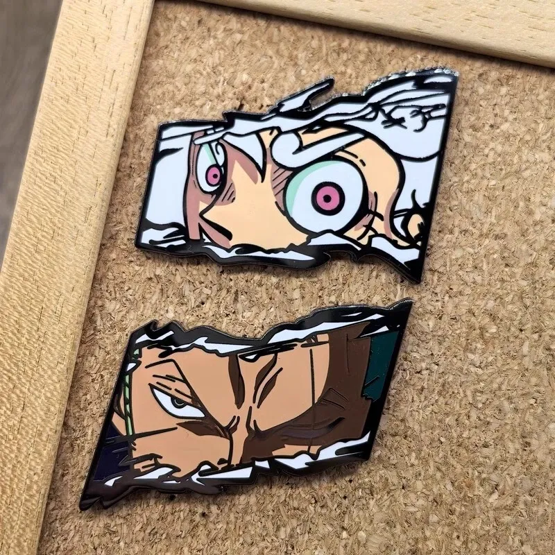 Alternative view of Enamel Pin - Luffy Zoro Eyes (2pcs)