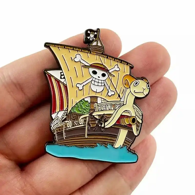 Alternative view of Enamel Pin – Going Merry Ship One Piece